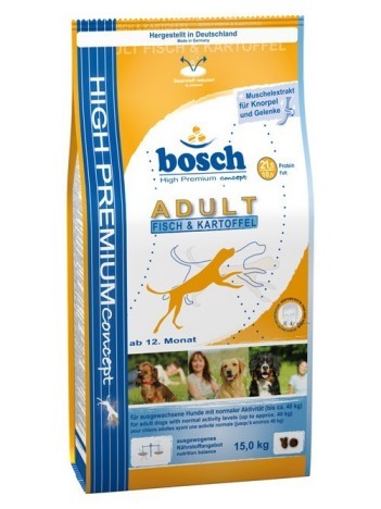 Bosch HP Adult Fish si Potatoes 15 kg